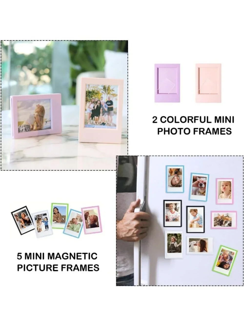 Pink Mini SE Kit for Instax Mini SE/7+ Instant Camera - Essential Accessories
